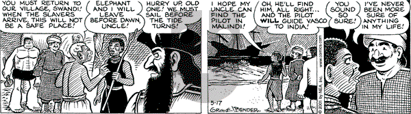 Alley Oop on Monday May 28, 2001 Comic Strip