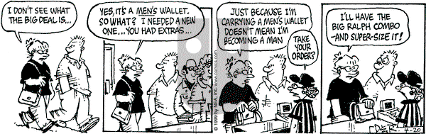 Betty on Tuesday April 20, 1999 Comic Strip