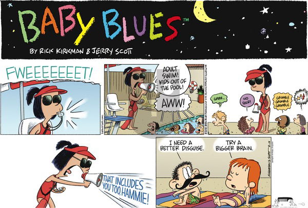 Baby Blues on Sunday August 19, 2018 Comic Strip