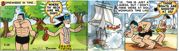 Alley Oop on Monday March 26, 2018 Comic Strip