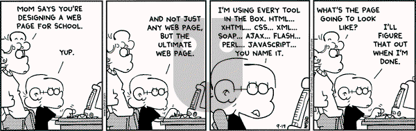 FoxTrot - Tuesday September 19, 2006 Comic Strip