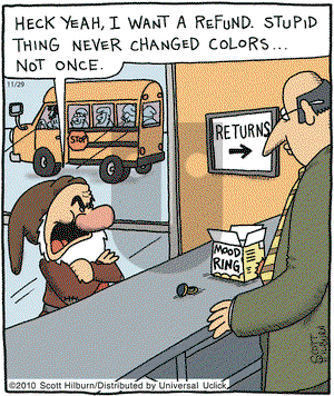 The Argyle Sweater on Monday November 29, 2010 Comic Strip
