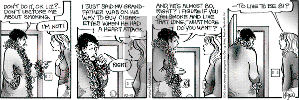 For Better or For Worse on Tuesday February 13, 2001 Comic Strip