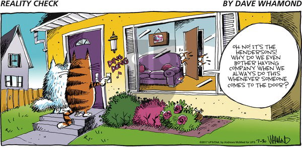 Reality Check on Sunday July 30, 2017 Comic Strip
