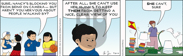 Nancy on Saturday July 20, 2019 Comic Strip