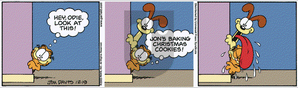 Garfield - Monday December 19, 2005 Comic Strip