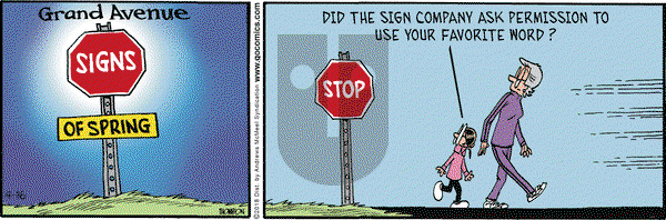 Grand Avenue on Monday April 16, 2018 Comic Strip