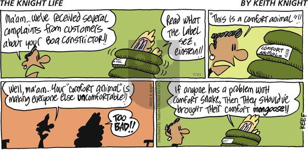 The Knight Life on Sunday July 21, 2019 Comic Strip