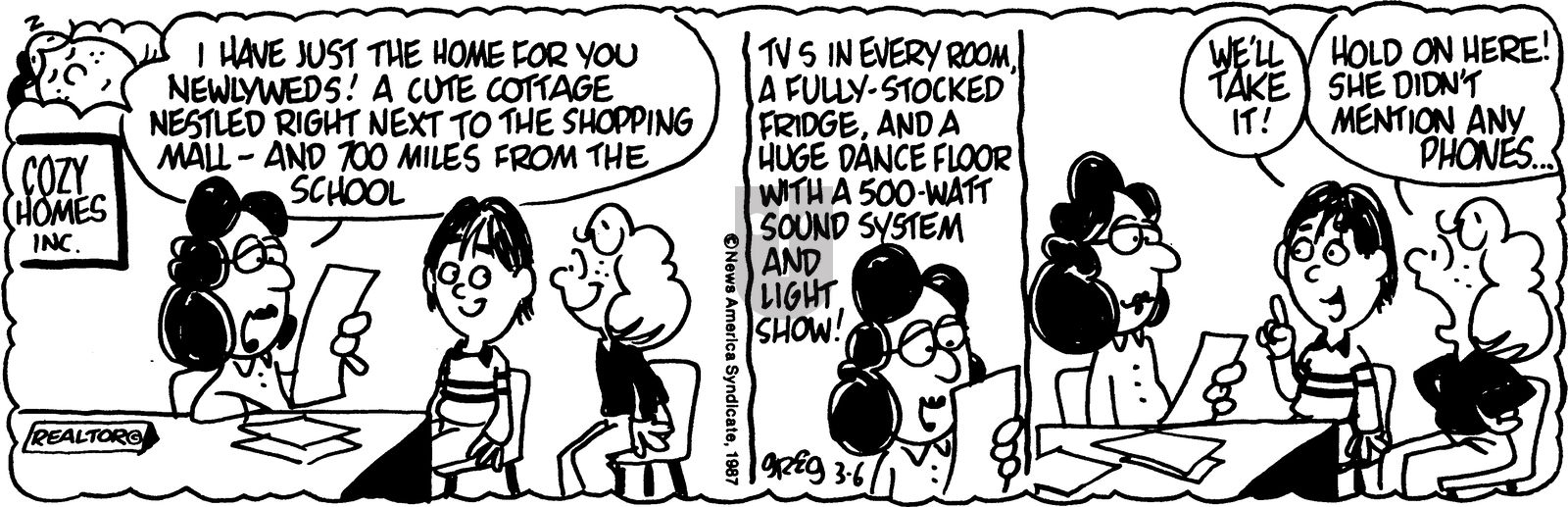 Luann - Friday March 6, 1987 Comic Strip