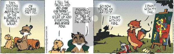 Over the Hedge on Tuesday May 26, 2009 Comic Strip