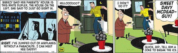 Rip Haywire on Saturday April 9, 2016 Comic Strip