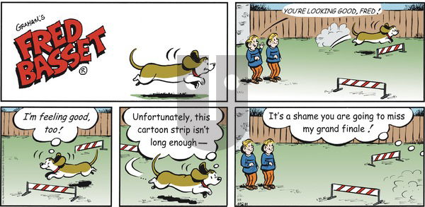 Fred Basset on Sunday March 8, 2020 Comic Strip