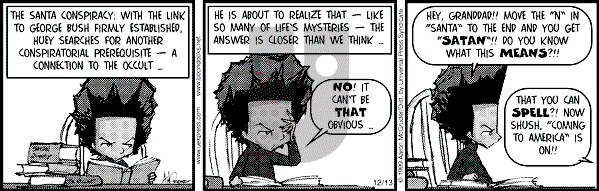 The Boondocks on Monday July 16, 2007 Comic Strip