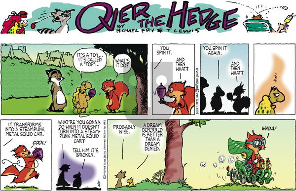 Over the Hedge on Sunday August 3, 2014 Comic Strip