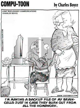 Compu-toon on Wednesday August 22, 2007 Comic Strip