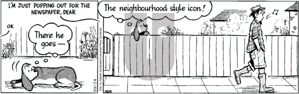 Fred Basset on Monday September 24, 2007 Comic Strip