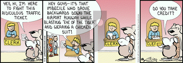 DeFlocked on Tuesday July 2, 2019 Comic Strip