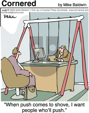 Cornered on Thursday April 22, 2004 Comic Strip