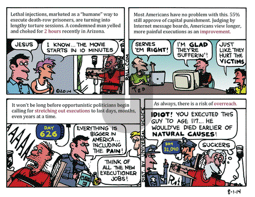 Ted Rall on Friday August 1, 2014 Comic Strip