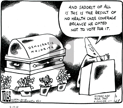 Tom Toles - Wednesday February 17, 2010 Comic Strip