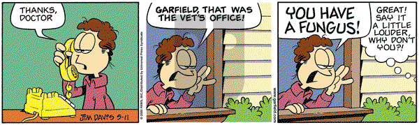 Garfield on Thursday May 11, 2000 Comic Strip