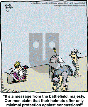 In the Bleachers on Saturday November 2, 2013 Comic Strip