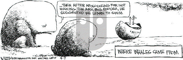 Non Sequitur on Tuesday April 7, 1992 Comic Strip
