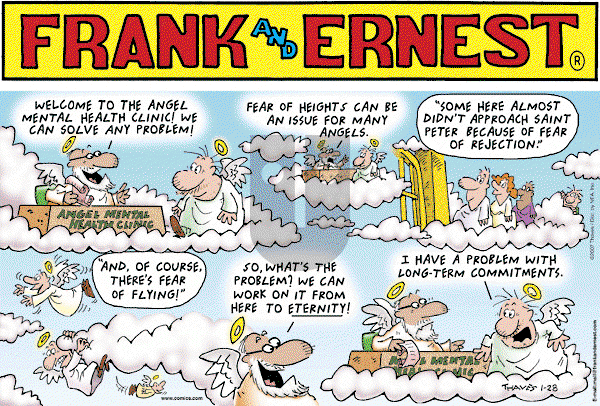 Frank and Ernest on Sunday January 28, 2007 Comic Strip