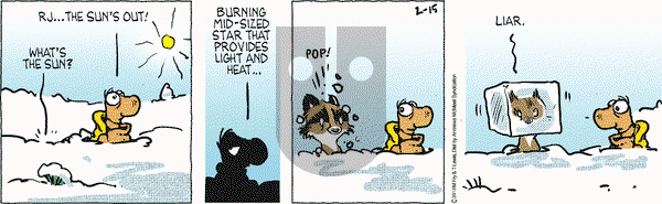 Over the Hedge on Thursday February 15, 2018 Comic Strip