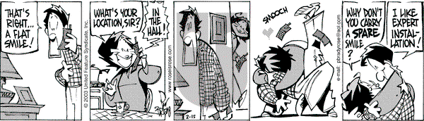 Rose is Rose on Saturday February 15, 2003 Comic Strip