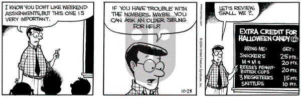 Grand Avenue on Thursday October 28, 2004 Comic Strip