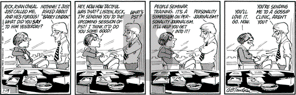 Doonesbury on Wednesday January 19, 1977 Comic Strip