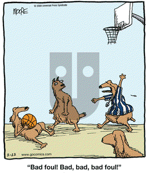 In the Bleachers on Friday February 22, 2008 Comic Strip