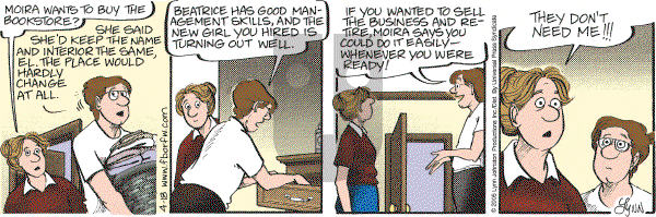 For Better or For Worse - Monday April 18, 2005 Comic Strip