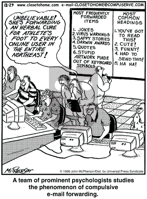 Close to Home on Tuesday December 29, 1998 Comic Strip