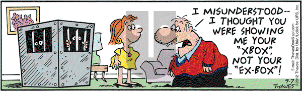 Frank and Ernest on Friday September 7, 2012 Comic Strip