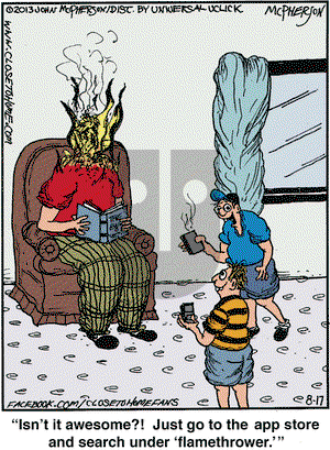 Close to Home on Saturday August 17, 2013 Comic Strip