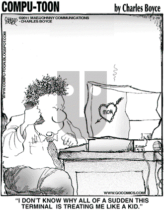 Compu-toon on Monday February 28, 2011 Comic Strip