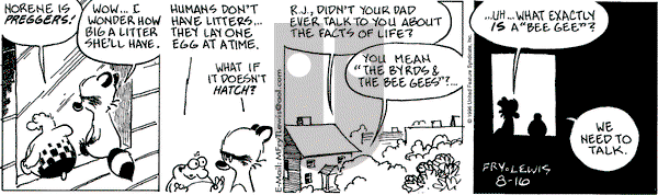 Over the Hedge on Friday August 16, 1996 Comic Strip