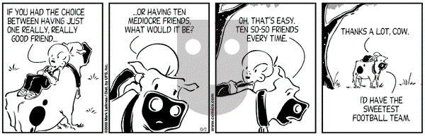 Cow and Boy Classics on Thursday October 12, 2006 Comic Strip
