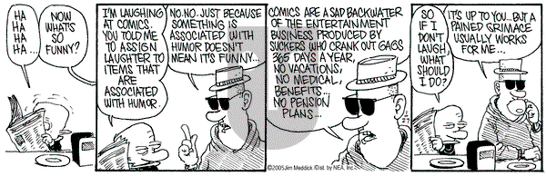 Monty on Thursday January 27, 2005 Comic Strip