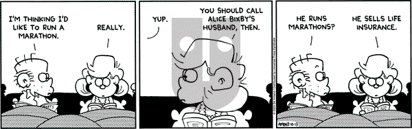 FoxTrot on Monday October 13, 2003 Comic Strip