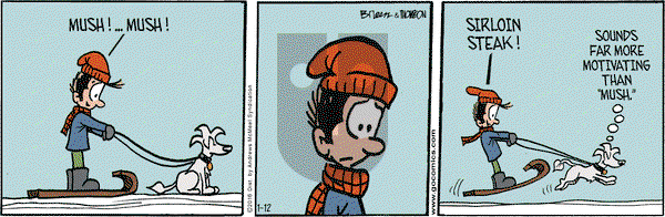Grand Avenue on Friday January 12, 2018 Comic Strip