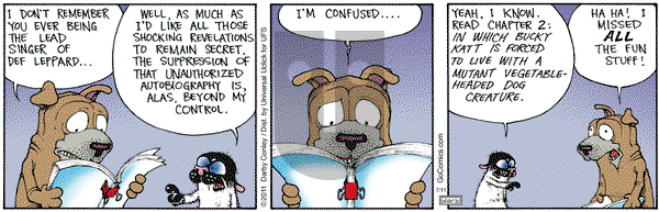 Get Fuzzy on Thursday July 11, 2013 Comic Strip