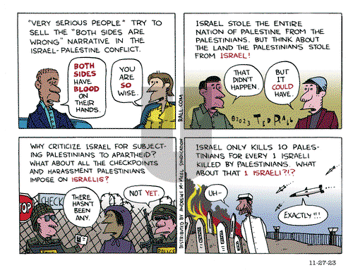 Ted Rall - Monday November 27, 2023 Comic Strip