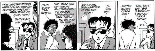 Doonesbury on Saturday February 26, 1994 Comic Strip