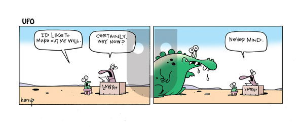 UFO on Thursday March 27, 2025 Comic Strip
