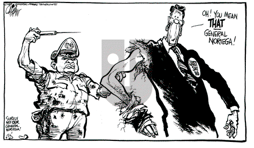 Pat Oliphant - Friday February 12, 1988 Comic Strip
