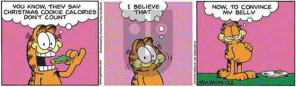 Garfield on Thursday December 2, 2004 Comic Strip