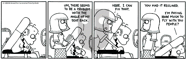 FoxTrot on Monday June 21, 1999 Comic Strip